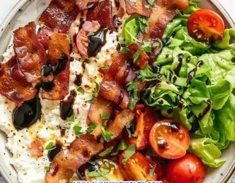 15+ Healthy Cottage Cheese Dinner Bowls | Low Carb Dinner for One, Bariatric Dinner, Cottage Cheese BLT