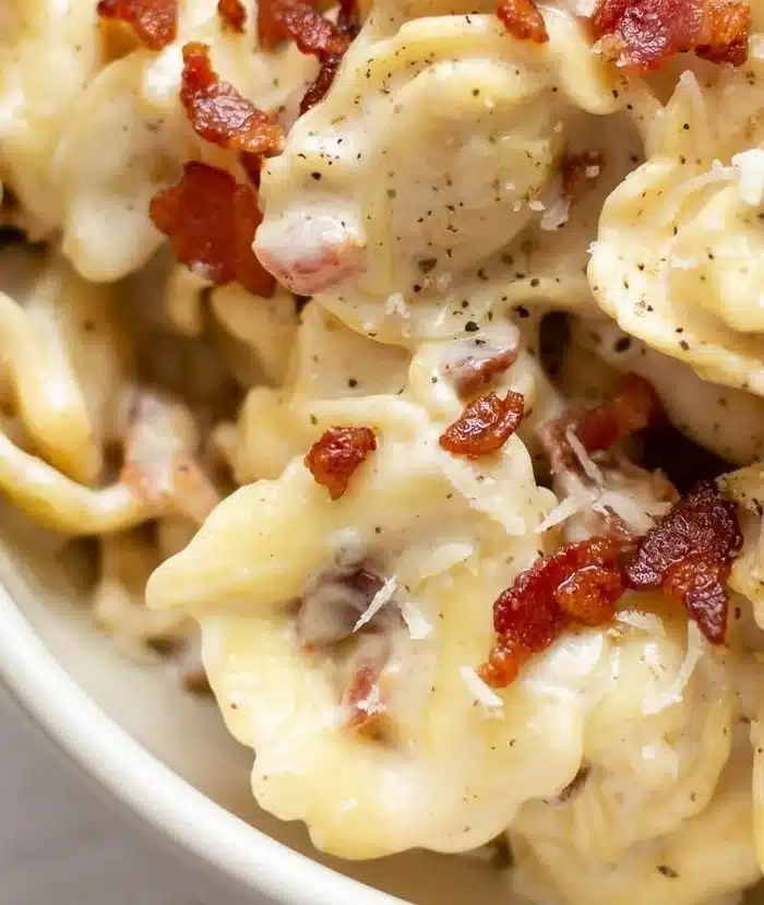 Bacon Cream Cheese Tortellini