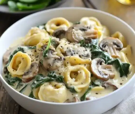 A bowl of comforting homemade comfort food recipes garnished with fresh herbs.