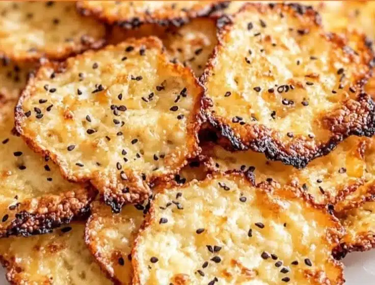 Crunchy Cottage Cheese Chips in Minutes