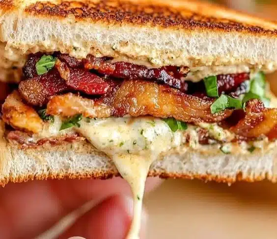 Crunchy Fried Green Tomato BLT Sandwich