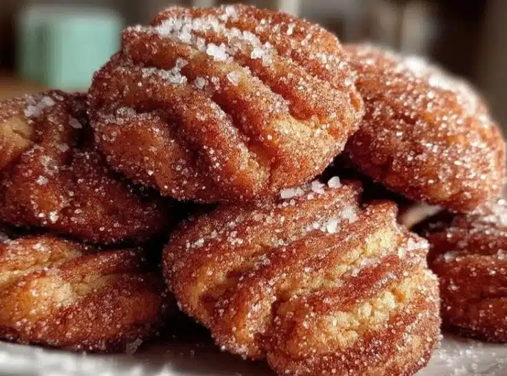 Deliciously Chewy Churro Crinkle Cookies: A Sweet Twist on a Classic Treat!
