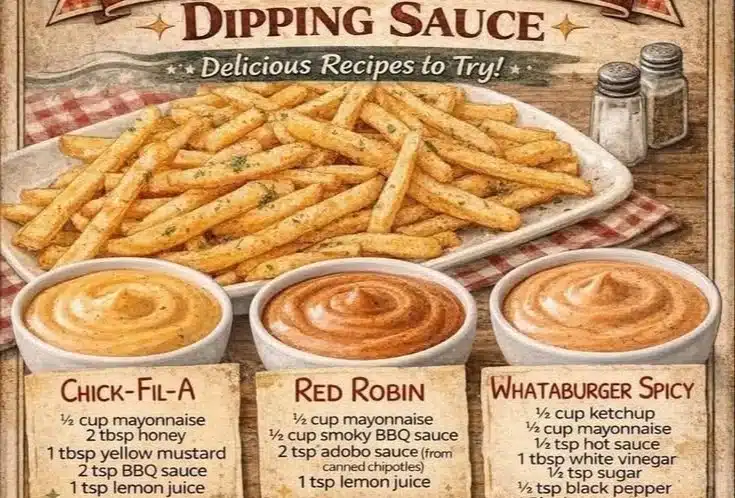 Delicious chicken dipping sauce served with crispy chicken and BBQ cups