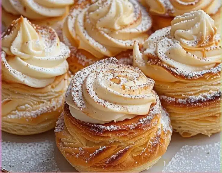 Eggnog Cream Puffs – Festive Holiday Dessert