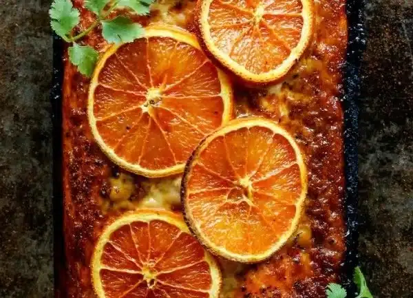 Grilled Grape Orange Salmon | Chipotle Orange Glazed Salmon, Colorful Grilled Salmon Dish, Grilled Orange Salmon Recipes