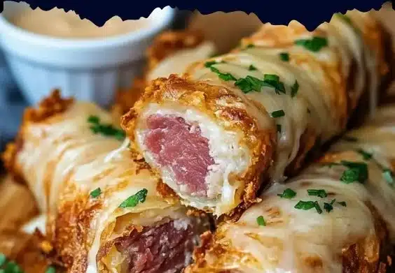 Keto Crispy Reuben Roll-Ups Recipe