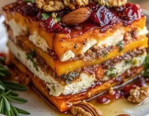 Layered Sweet Potato Butternut Squash Carrot Lasagna Recipe - Erin Recipes